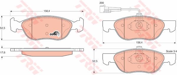 PASTIGLIE FRENO BRAVO/A 16 -16V