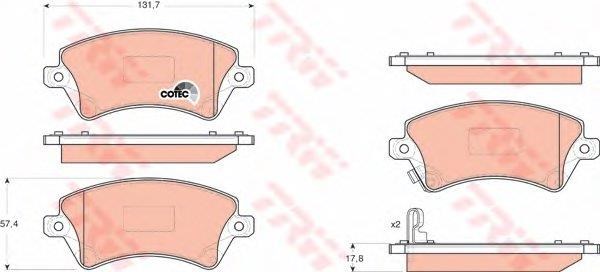 PASTIGLIE FRENI TOYOTA COROLLA