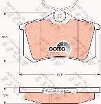 PASTIGLIE POSTERIORI AUDI A3 A4 A6 TT SEAT TOLEDO III SKODA OCTAVIA WV GOLF V GOLF V PLUS