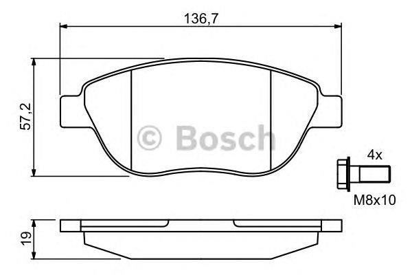 PASTIGLIE FRENO CITROEN BERLINGO,C2,C3,C3 PICASSO,XSARA