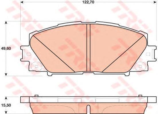 PASTIGLIE FRENI TOYOTA YARIS