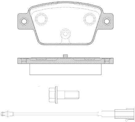 PASTIGLIE FRENI POST FIAT STILO-BRAVO II S