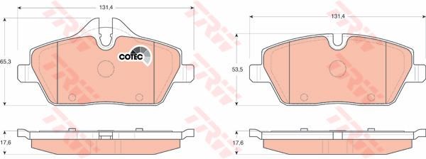 PASTIGLIE FRENI BMW ANTERIORE BMW SERIE 1