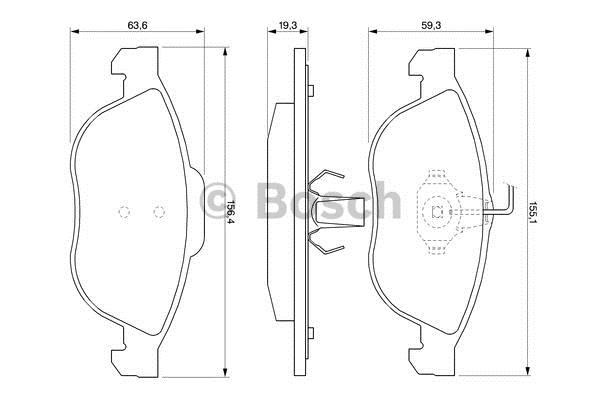 Pastiglie Freno Anteriore Alfa Romeo 147 - 156 - Lancia Libra