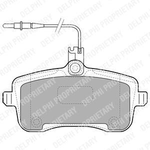 SERIE PASTIGLIE ANTERIORE PEUGEOT 407 Berlina (04-) PEUGEOT 407 SW (04-)