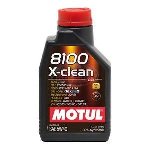 OLIO MOTORE MOTUL 8100 X-CLEAN C3 5W40 100% SINTETICO DEXSOS 2 MB229,51 -RN0710-RN0700