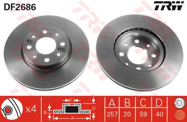 DISCHI  FRENO ANTERIORE Alfa 145146 Bravo  Brava  Marea  Tempra