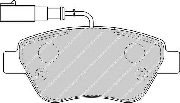 PASTIGLIE FRENI GRANDE PUNTO 1,2 -1.3 -500 ALFA MITO