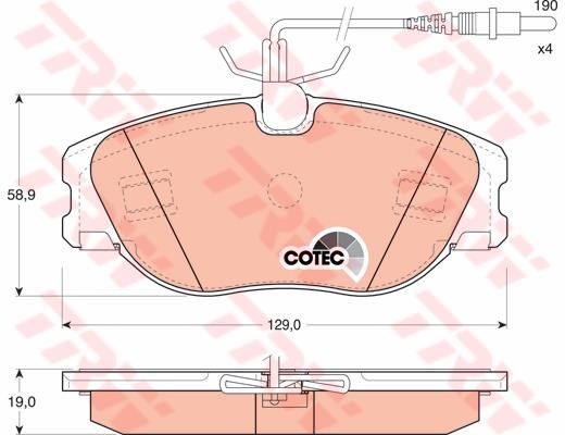 PASTIGLIE FRENI ANTERIORE FIAT SCUDO-ULISSE-CITROEN EVASION