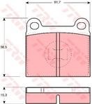 PASTIGLIE FRENI ANTERIORE  AUDI 50-80-VW POLO DERBY GOLF 1S JETTA 1 3