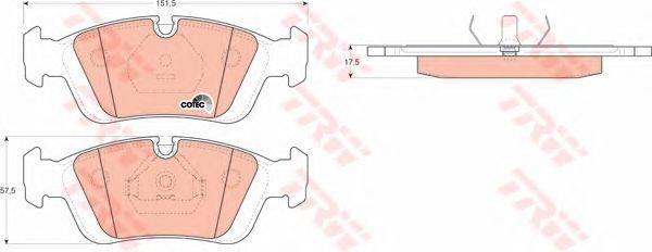 PASTIGLIE FRENI BMW Z3 ANTERIORE