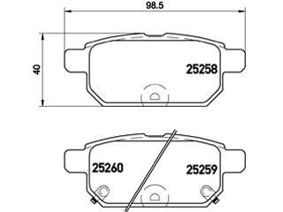 PASTIGLIA POST. SUZUKI: SWIFT IV (2010 - )