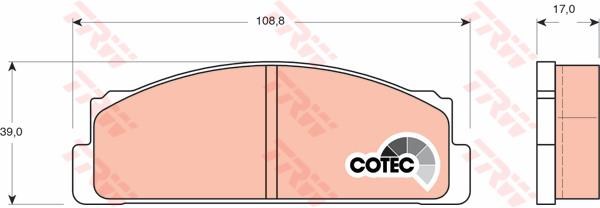 PASTIGLIE FRENI ANTERIORE  FIAT 127