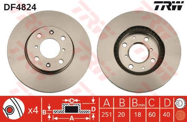 DISCHI FRENO ANTERIORE SUZUKI SWIFT III,SPLASH - OPEL AGILA